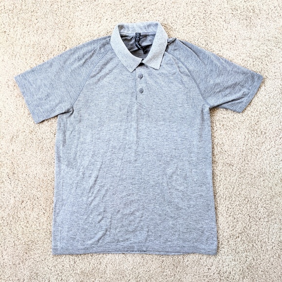 lululemon athletica Other - Lululemon Metal Vent Tech Polo Shirt Men's Medium